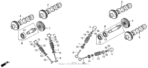 ST1100 Распределительный вал