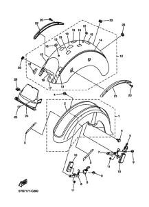 XVS1100ATL XVS1100ATLS Крыло