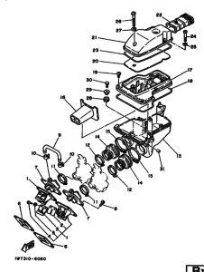RZ350 RZ350U Впускная система
