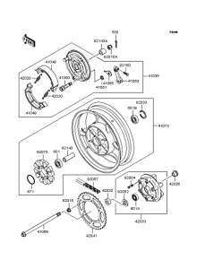 EL250 Заднее колесо и цепь