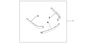 GL1800 (ABS) Chrome trunk moul