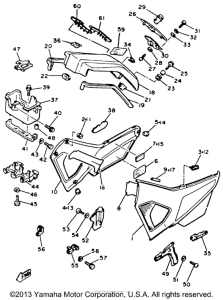 XVZ12TDK Боковые обтекатели