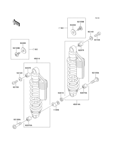 ZR550 Подвеска  /  амортизатор