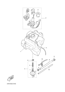 YQ50 Топливный бак