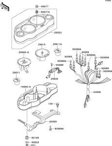 ZX1100 Приборы