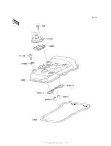 EX300 Крышка головки цилиндров