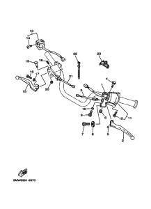SR125 Interruptor  manillar&palanc