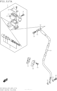 RM-Z450 Главный тормозной цилиндр