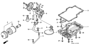 CB750F Картер масляный / масляная помпа