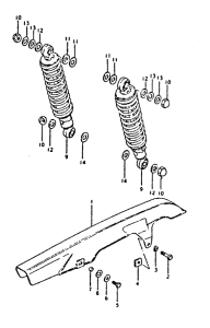 GS250 Chain case - shock absorber