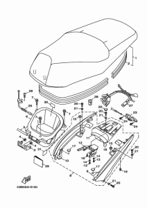 HW125 Сиденье