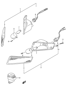 AG100 Front turnsignal lamp