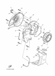 LTS125-C Air shroud & fan