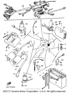 XV750G Электрика