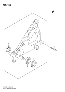 AN400 Маятник задний