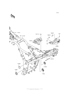 EX300 Рама ,крепежные детали