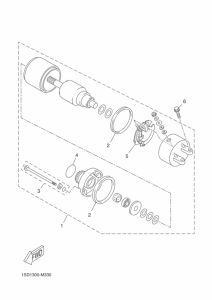 YP400RA Стартер