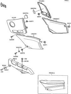 ZX600 Side covers / chain cover(1 / 2)