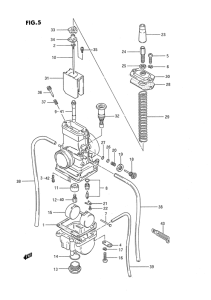 RM80 Carburetor assy