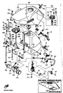 FZR600H (67KW) Топливный бак
