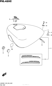 LS650 Fuel Tank (Ls650Bl7 E33)