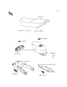 ZX600 Наклейки