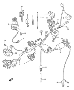 DR650 Жгут проводов