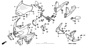  Upper cowl ('99-'00)