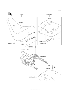 VN1700 Сиденье