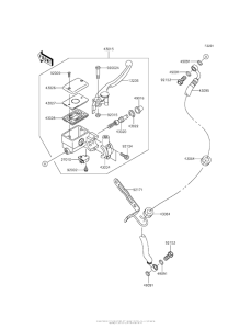 VN900 Главный тормозной цилиндр