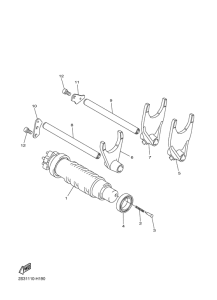 VMX17 Shift cam & fork