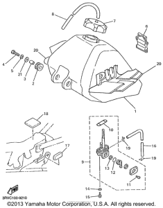PW80L1 Топливный бак