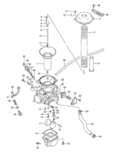 VS800 Carburetor assy