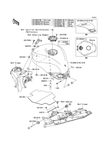 ZX1000 Tank fuel