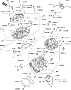  Головка цилиндров