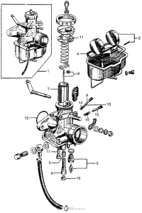 CL77 Right carburetor