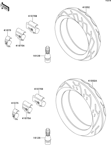 ZX400 Покрышки