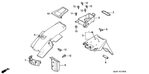 NSR50F Заднее крыло