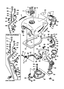 XV1700PC XV17PC XV17PCT Tank fuel
