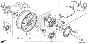  Переднее колесо