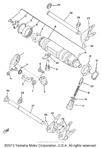 XS850SH Копирный вал