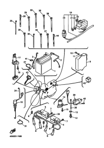 XJ900S Equipo electrico