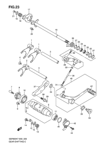 GSF650 Переключение передач