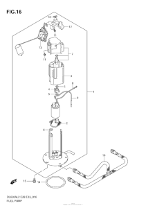 DL650 (ABS) Топливный насос