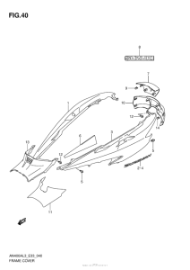 AN400 (ABS) Frame Cover (An400Zal3 E28)