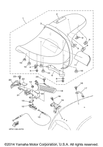 XV1700PCRC-B Сиденье