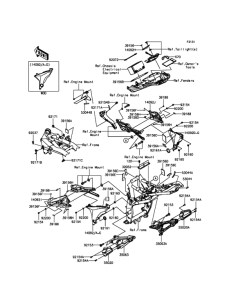 ZR800 Рама ,крепежные детали