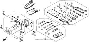 RVF750 Инструмент