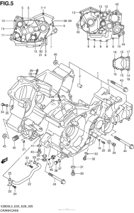 VZ800 Картер двигателя