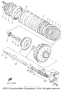 XVZ13DEC Сцепление
